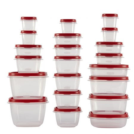 42 Parts Food Storage Containers