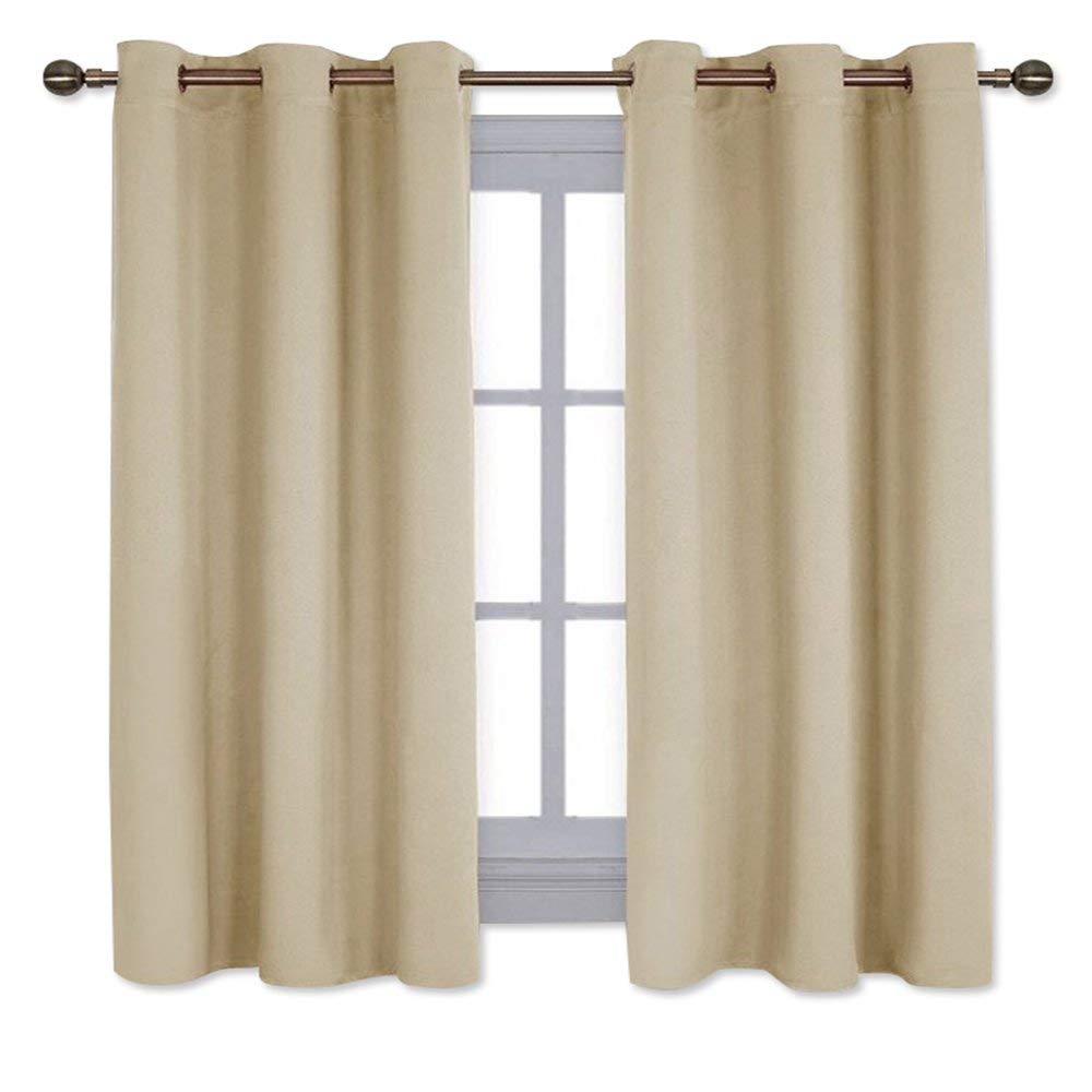 Insulated Solid Grommet Top Blackout Curtains - Useful Tools Store