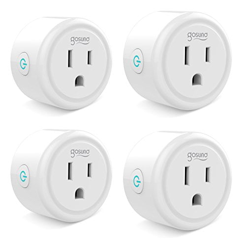 Smart plug, Gosund Mini Wifi Outlet Compatible with Alexa, Google Home & IFTTT, No Hub Required, Remote Control your home appliances from Anywhere, ETL Certified (1 packs)
