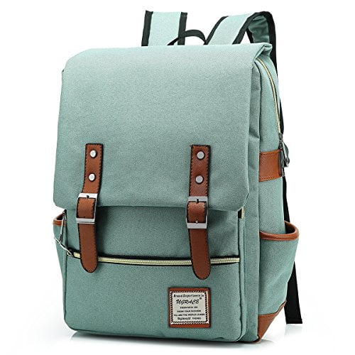 UGRACE Slim Business Laptop Backpack Elegant Casual Daypacks Outdoor Sports Rucksack School Shoulder Bag for Men Women, Tear Resistant Unique Travelling Backpack Fits up to 15.6Inch MacBook in Green