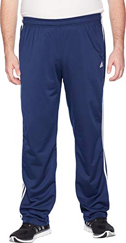 adidas Men's Big & Tall Essentials 3-Stripes Regular Fit Tricot Pants Collegiate Navy/White 1 Medium 34 Tall 34