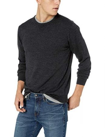 Men's Merino Wool Crewneck Sweater
