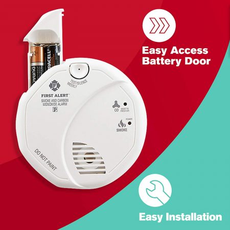 Smoke Detector and Carbon Monoxide Detector Alarm