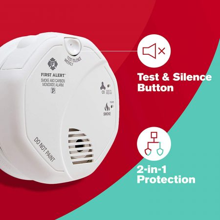 Smoke Detector and Carbon Monoxide Detector Alarm