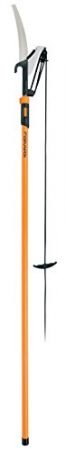 Fiskars 393951-1001 Extendable Pole Saw & Pruner, 1 Inch Cut Capacity, Orange, 393, Pack of 1