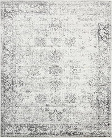 Unique Loom 3134033 Sofia Collection Traditional Vintage Beige Area Rug, 8' x 10' Rectangle, Gray