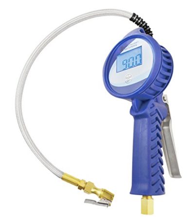 Astro 3018 Digital Tire Pressure Gauge and Inflator with Stainless Steel Braided Hose