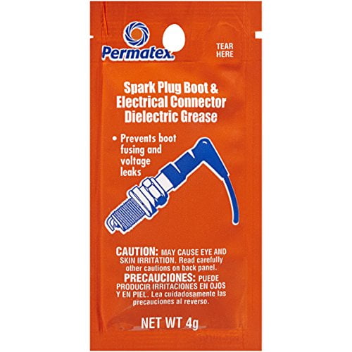 Permatex 09980-480pk Counterman's Choice Spark Plug Boot and Electrical Connector Dielectric Grease, 4 g (Pack of 480)