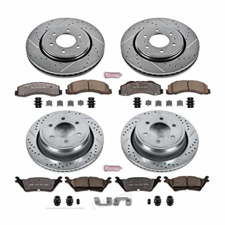 Power Stop K6268-36 Z36 Truck and Tow Front and Rear Brake Kit