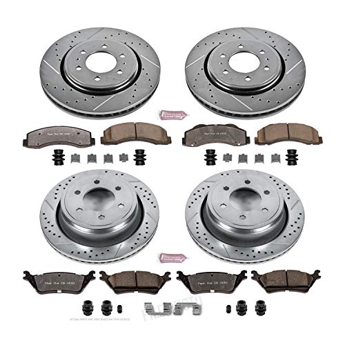 Power Stop K6268-36 Z36 Truck and Tow Front and Rear Brake Kit