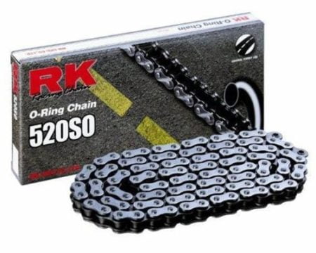 RK Racing Chain 520SO-128 Steel 128-Links O-Ring Chain with Connecting Link