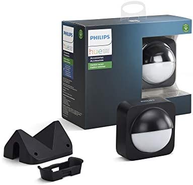 Philips Hue Dusk-to-Dawn Outdoor Motion Sensor for Smart Home, Wireless & Easy to Install (Hue Hub Required, for use with Philips Hue Smart Lights)