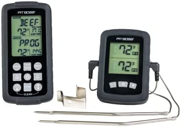 PIT BOSS Wireless Digital Meat Thermometer, Black (40854)